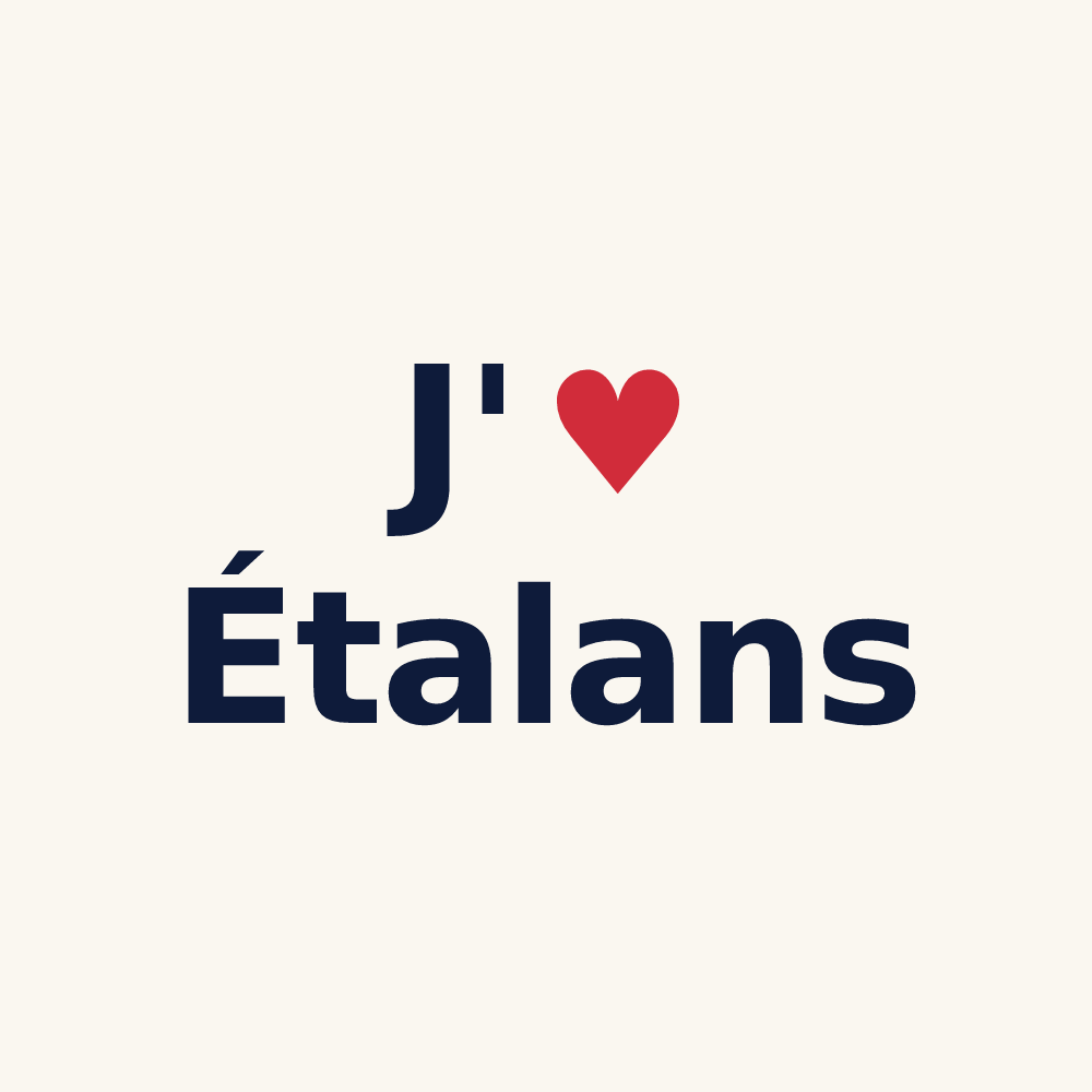Tasse personnalisée Étalans — design J'aime Étalans