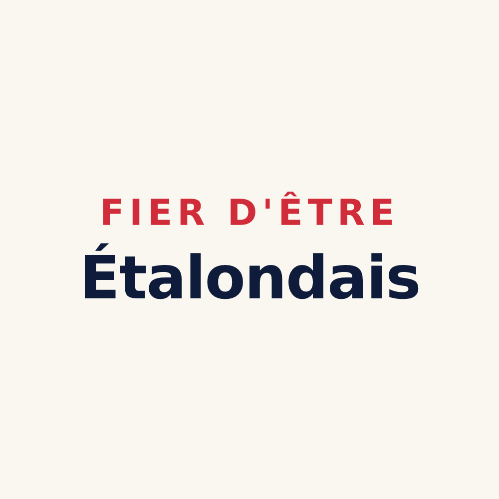 Tasse « Fier d'être Étalondais » — design pour Étalondes