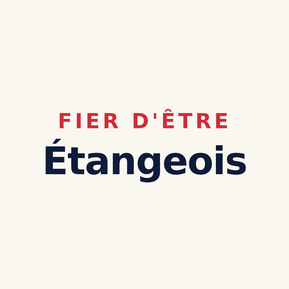 Tasse « Fier d'être Étangeois » — design pour Étang-sur-Arroux
