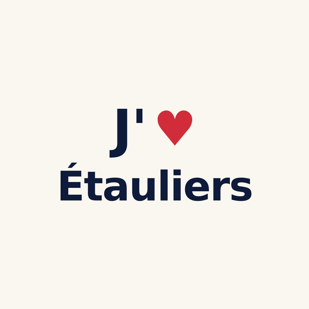 Tasse personnalisée Étauliers — design J'aime Étauliers