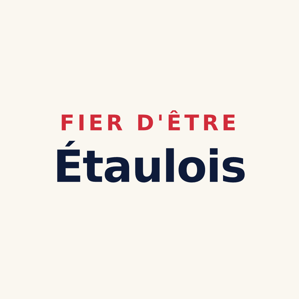 Tasse « Fier d'être Étaulois » — design pour Étauliers