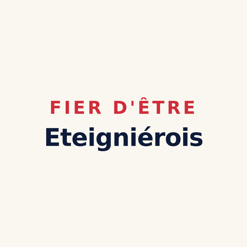 Tasse « Fier d'être Eteigniérois » — design pour Éteignières