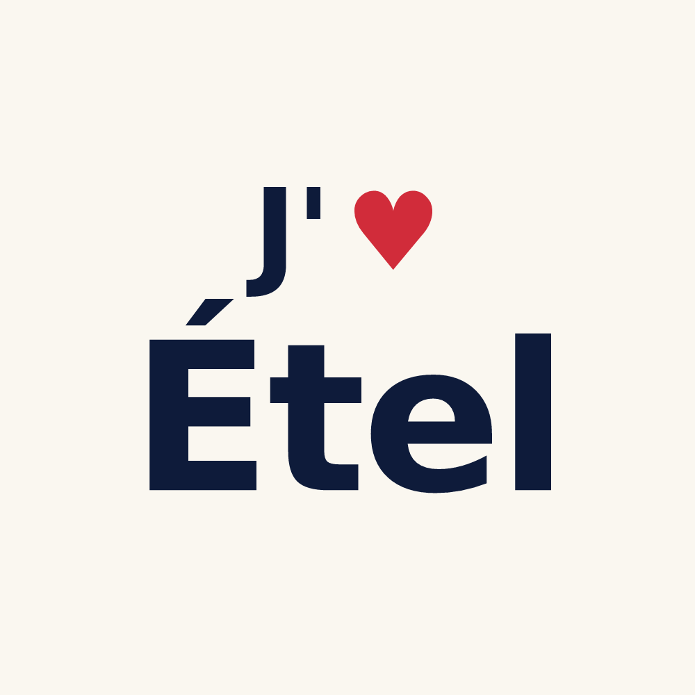 Tasse personnalisée Étel — design J'aime Étel