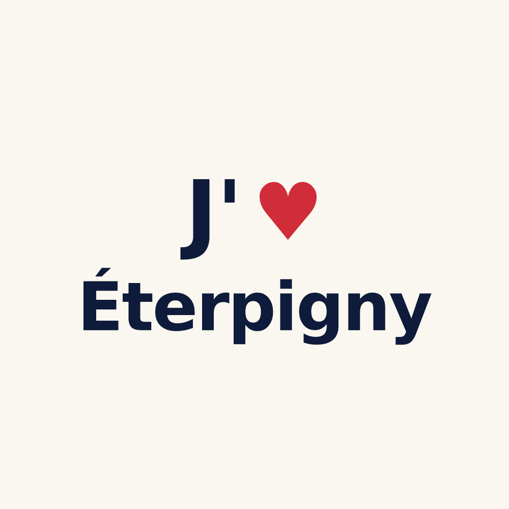 Tasse personnalisée Éterpigny — design J'aime Éterpigny