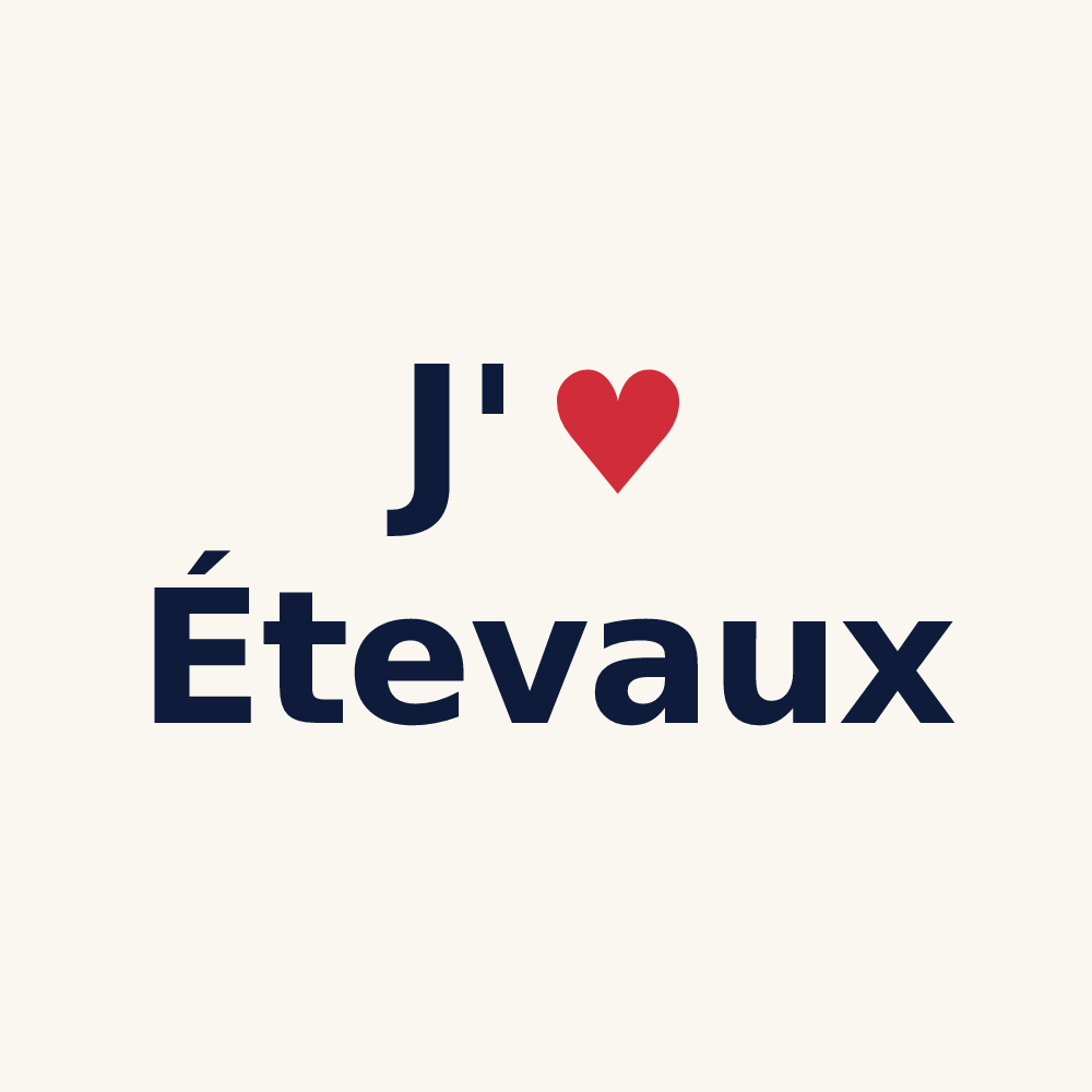 Tasse personnalisée Étevaux — design J'aime Étevaux