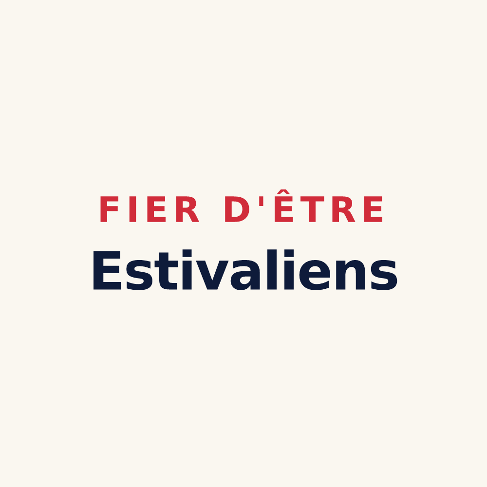 Tasse « Fier d'être Estivaliens » — design pour Étevaux