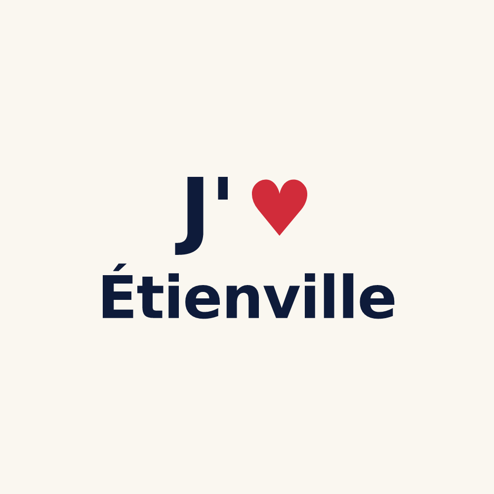 Tasse personnalisée Étienville — design J'aime Étienville