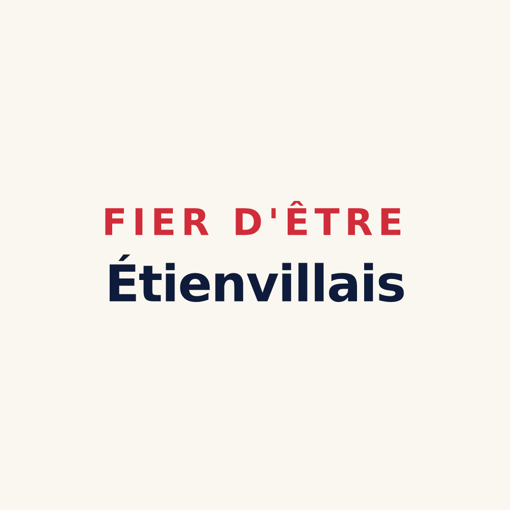 Tasse « Fier d'être Étienvillais » — design pour Étienville
