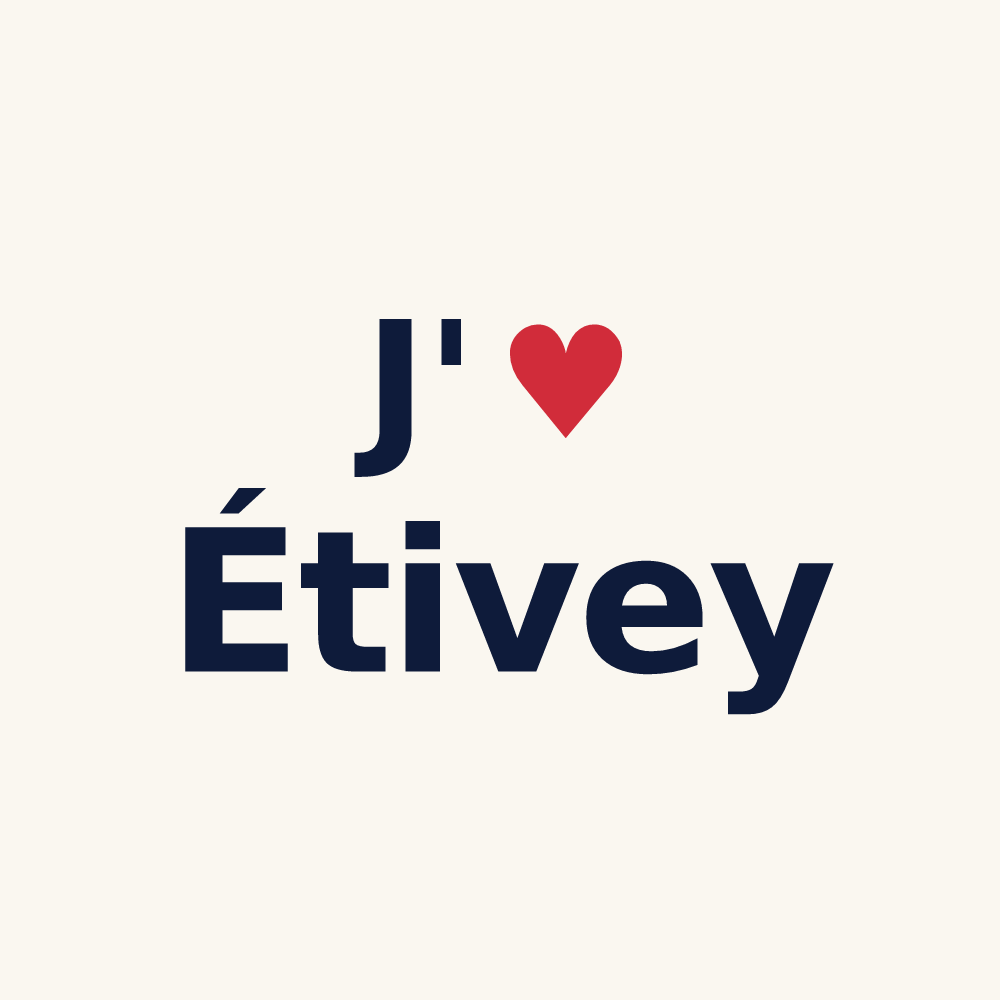 Tasse personnalisée Étivey — design J'aime Étivey