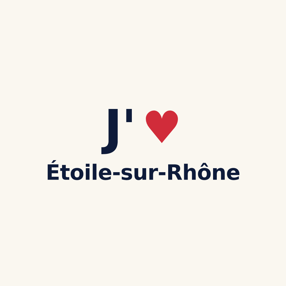 Tasse personnalisée Étoile-sur-Rhône — design J'aime Étoile-sur-Rhône