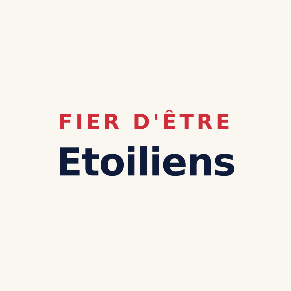Tasse « Fier d'être Etoiliens » — design pour Étoile-sur-Rhône