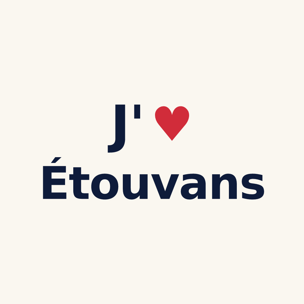 Tasse personnalisée Étouvans — design J'aime Étouvans