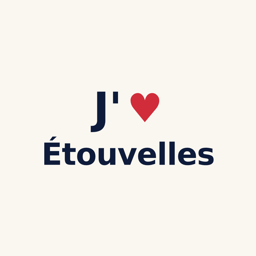 Tasse personnalisée Étouvelles — design J'aime Étouvelles