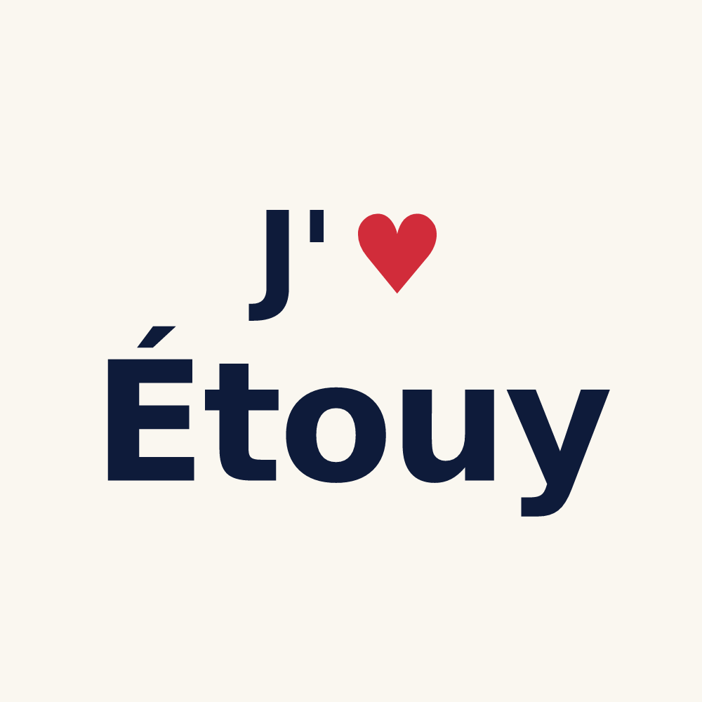 Tasse personnalisée Étouy — design J'aime Étouy