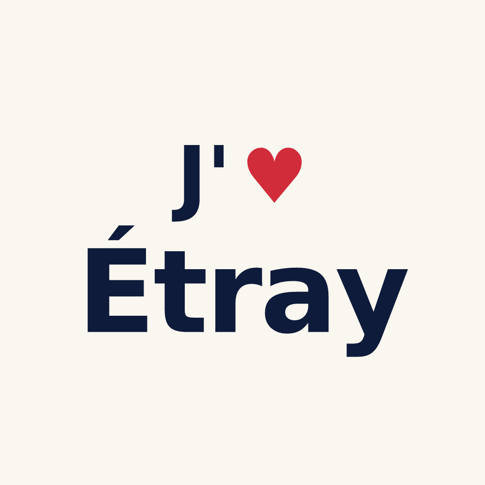 Tasse personnalisée Étray — design J'aime Étray