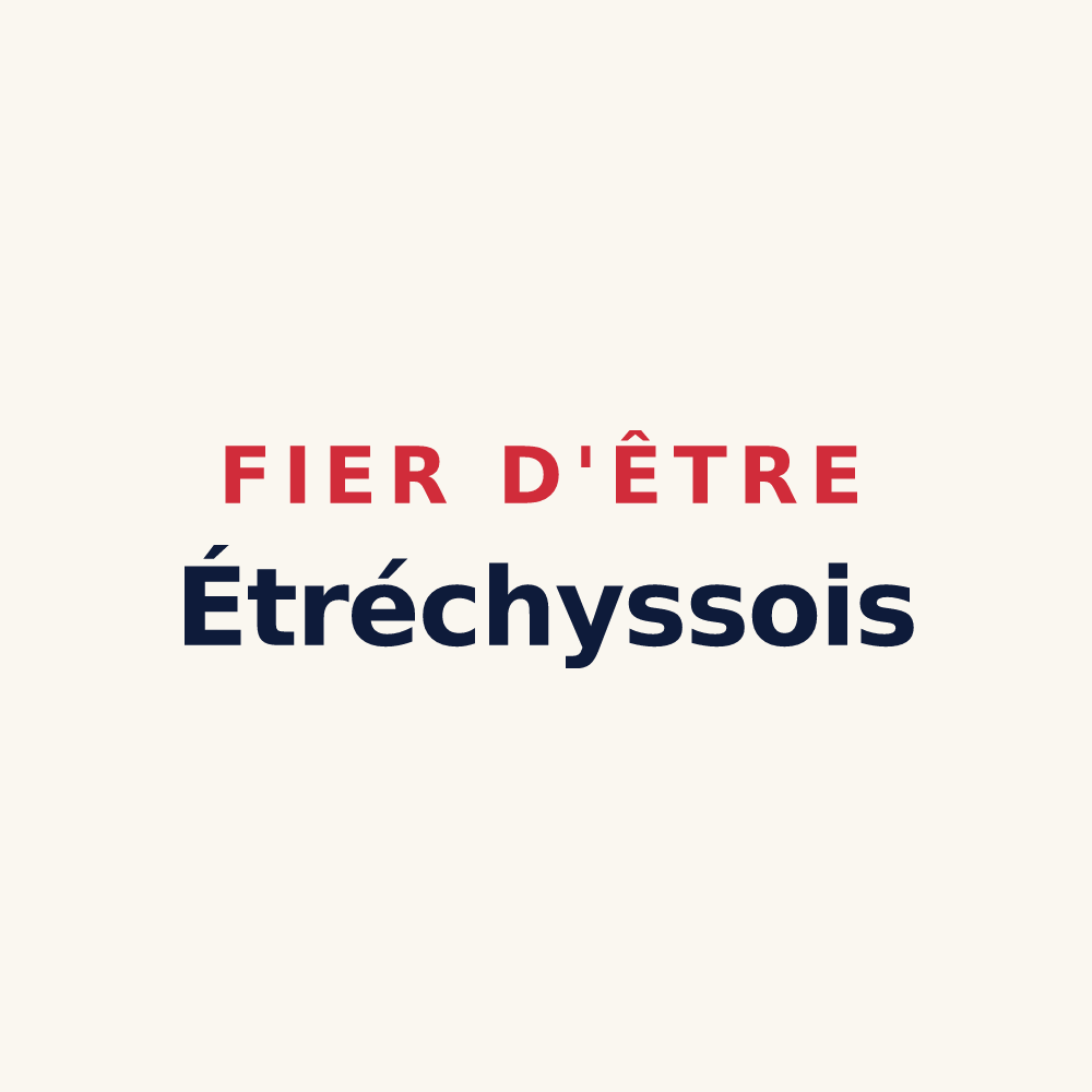 Tasse « Fier d'être Étréchyssois » — design pour Étréchy