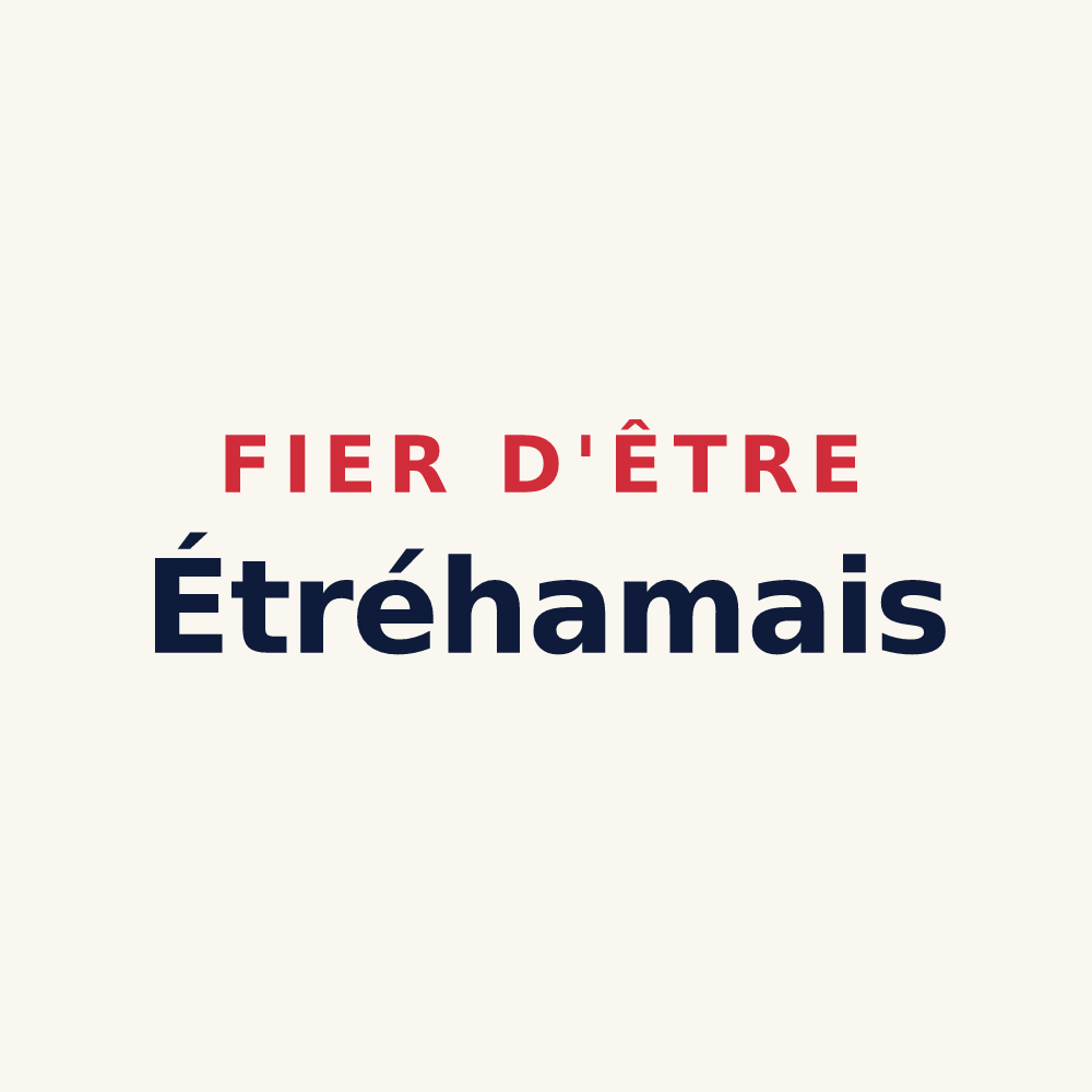 Tasse « Fier d'être Étréhamais » — design pour Étréham