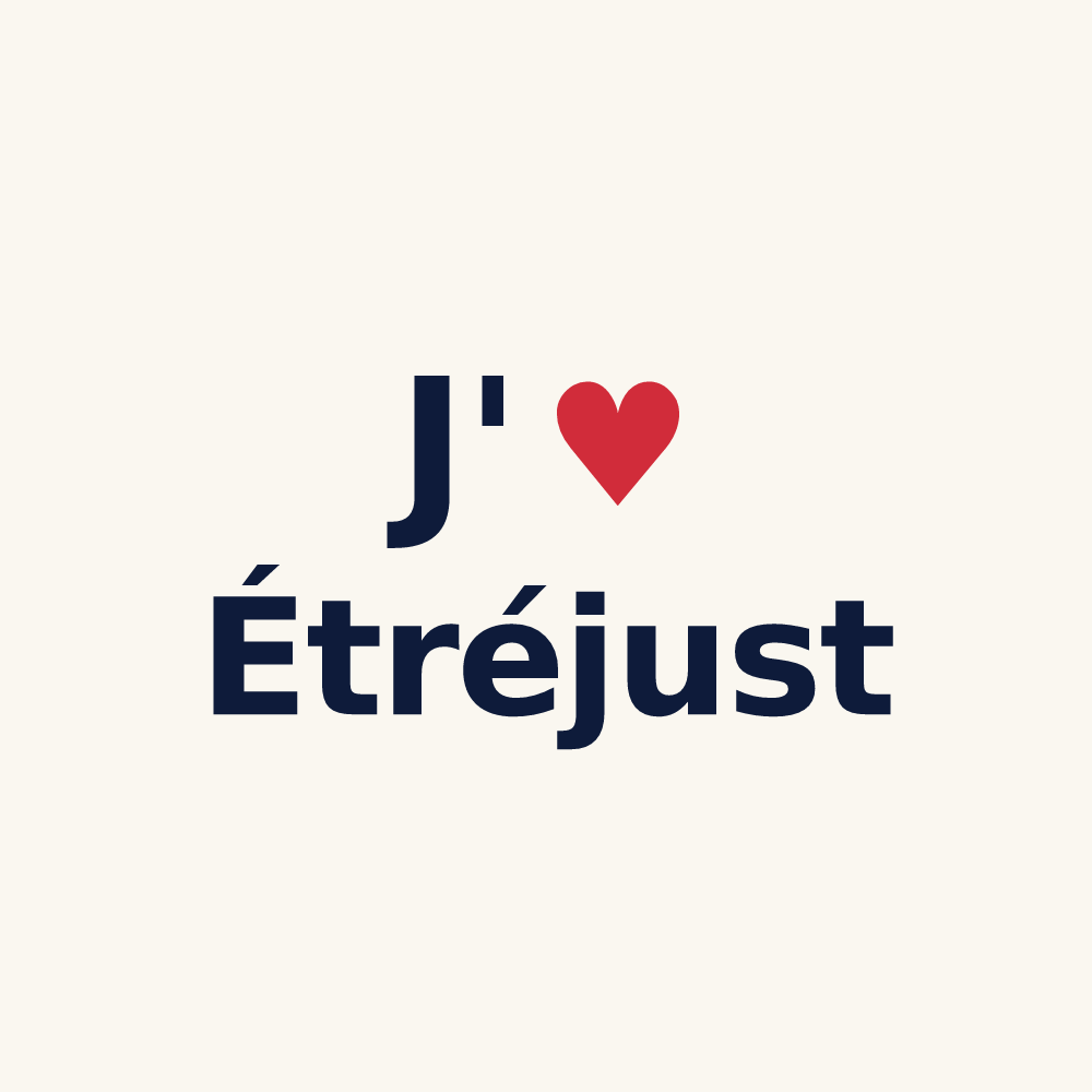 Tasse personnalisée Étréjust — design J'aime Étréjust
