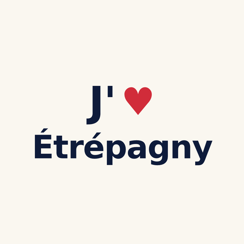 Tasse personnalisée Étrépagny — design J'aime Étrépagny