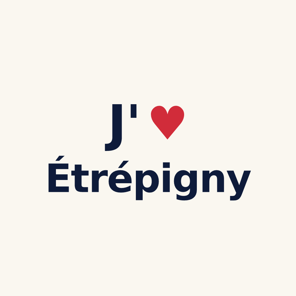 Tasse personnalisée Étrépigny — design J'aime Étrépigny