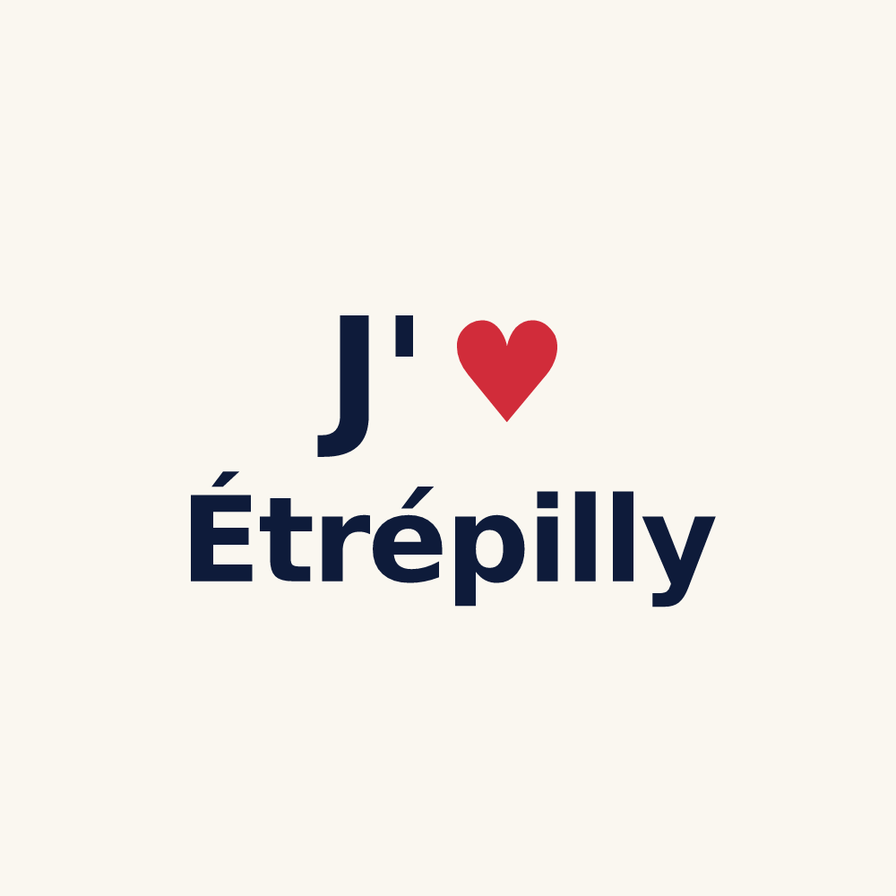 Tasse personnalisée Étrépilly — design J'aime Étrépilly
