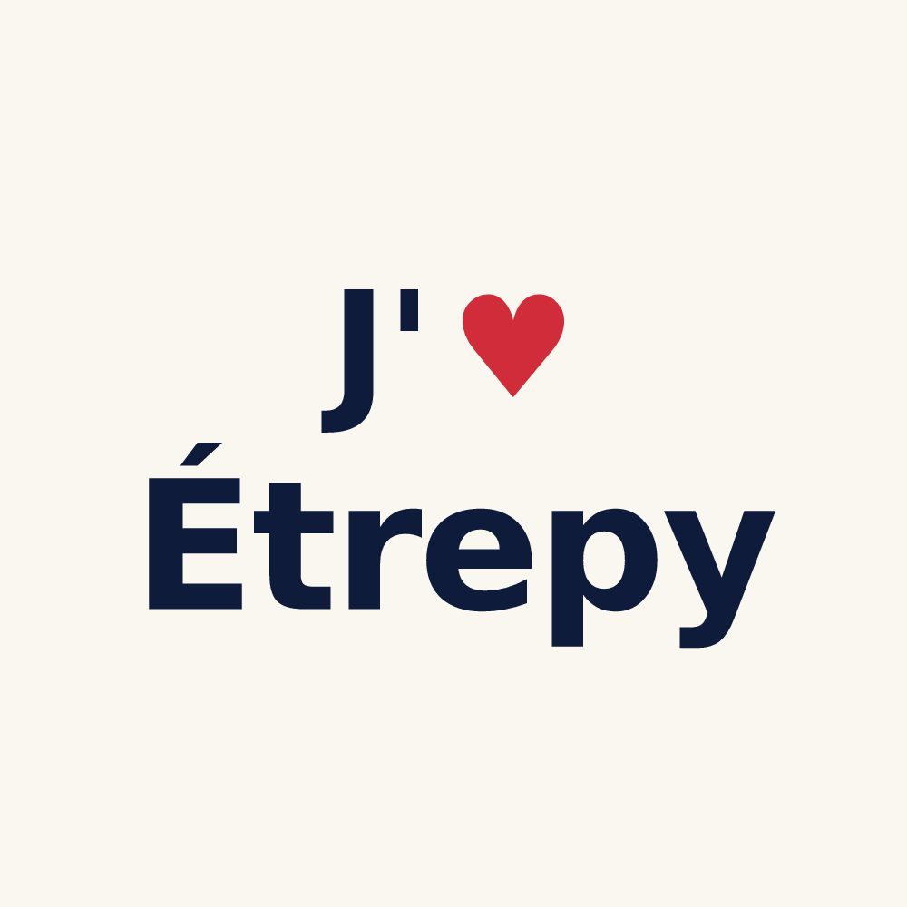 Tasse personnalisée Étrepy — design J'aime Étrepy
