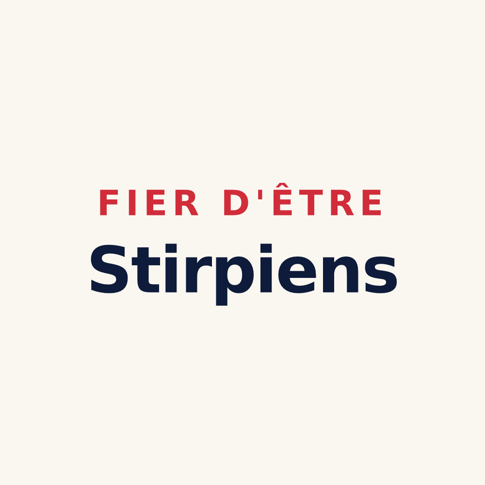Tasse « Fier d'être Stirpiens » — design pour Étrepy