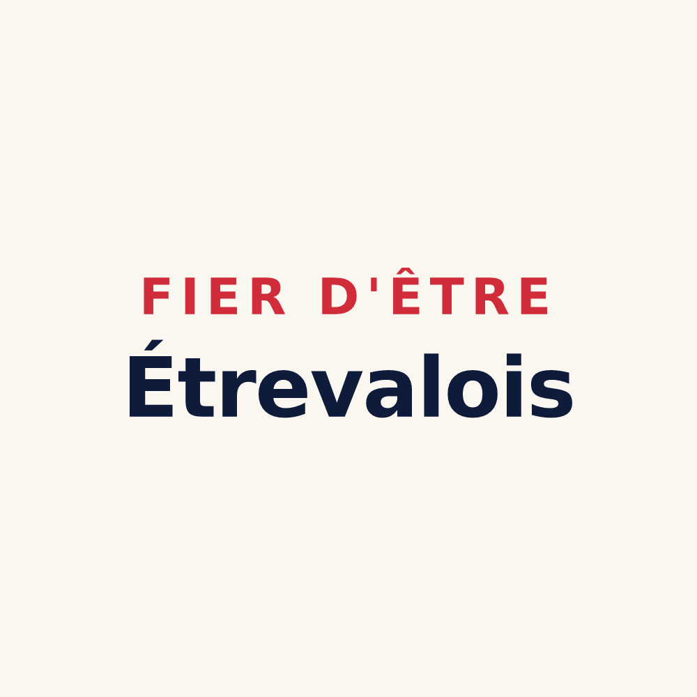 Tasse « Fier d'être Étrevalois » — design pour Étreval