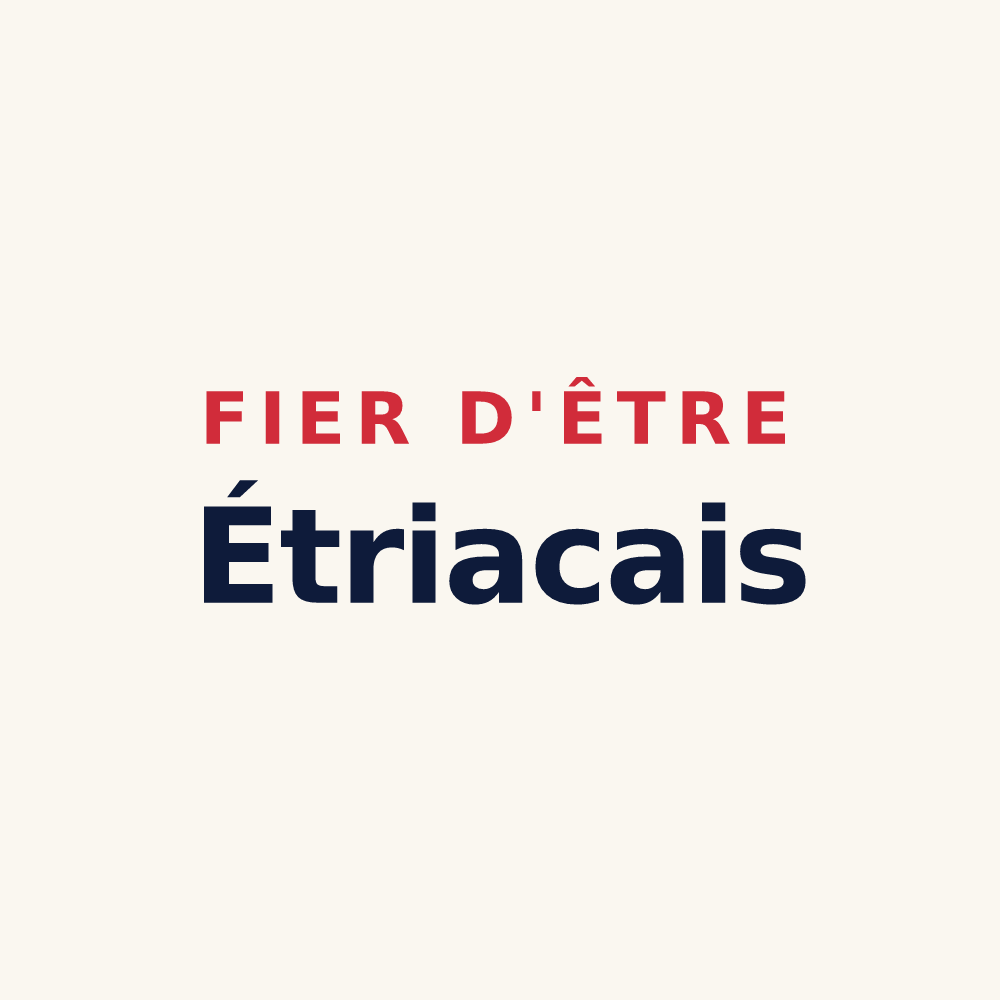 Tasse « Fier d'être Étriacais » — design pour Étriac