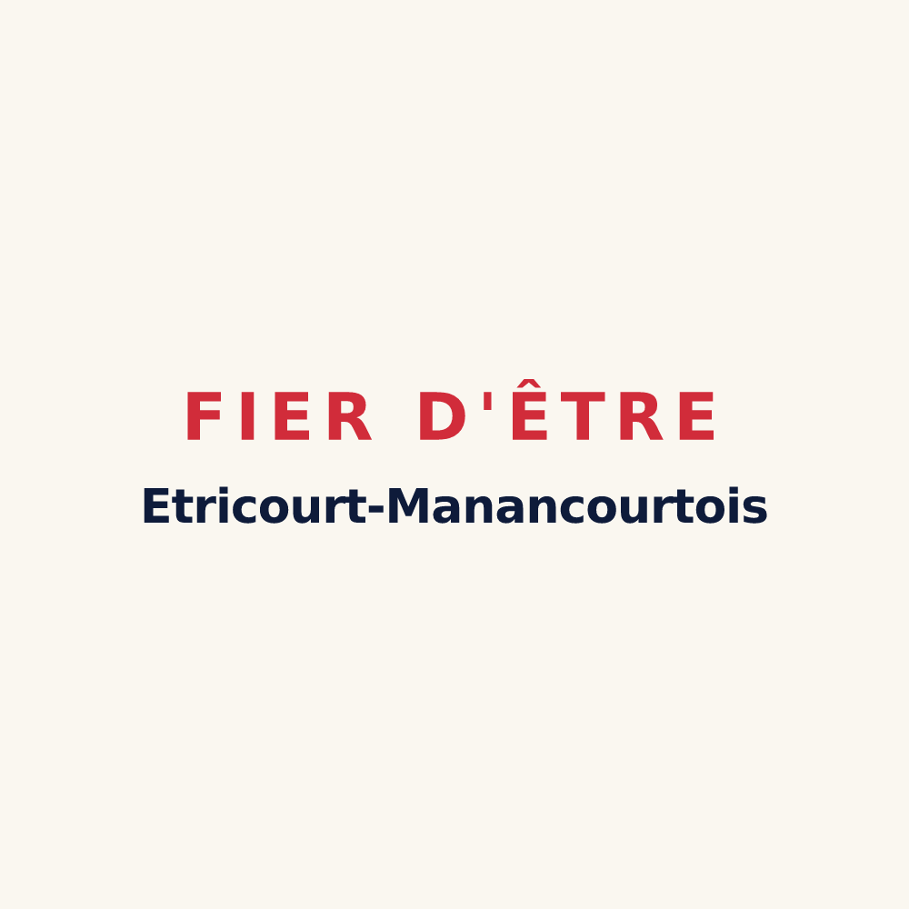 Tasse « Fier d'être Etricourt-Manancourtois » — design pour Étricourt-Manancourt
