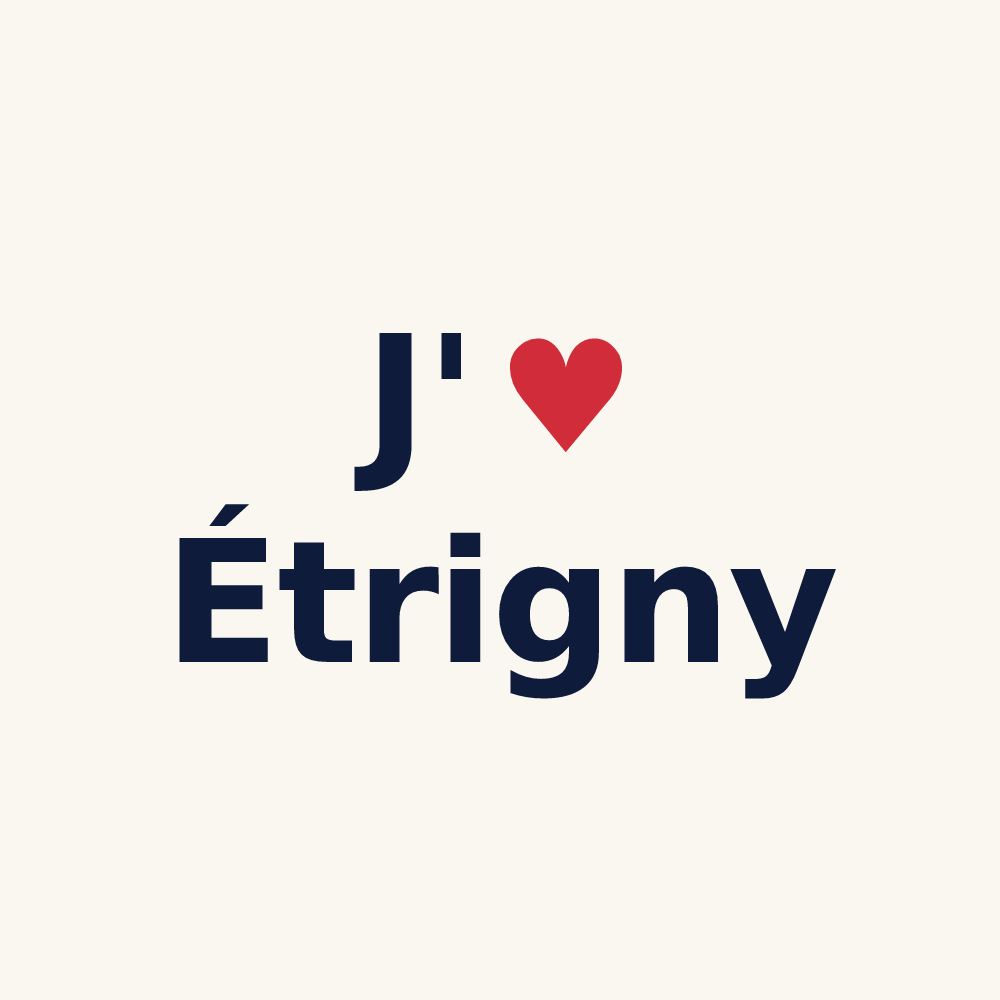 Tasse personnalisée Étrigny — design J'aime Étrigny