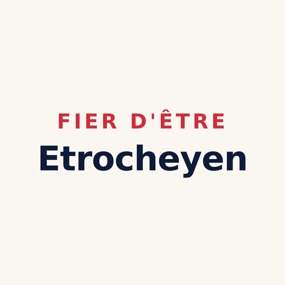 Tasse « Fier d'être Etrocheyen » — design pour Étrochey