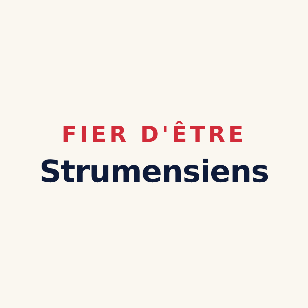 Tasse « Fier d'être Strumensiens » — design pour Étrun