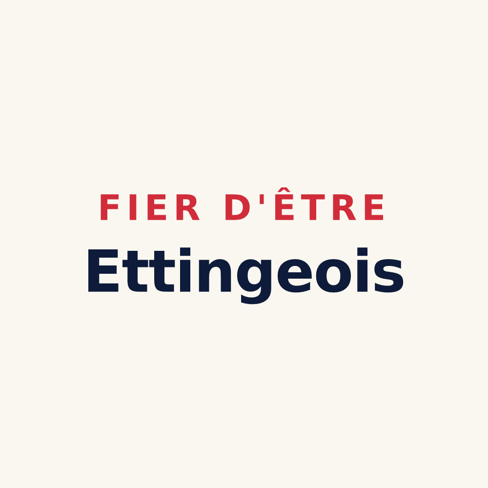 Tasse « Fier d'être Ettingeois » — design pour Etting