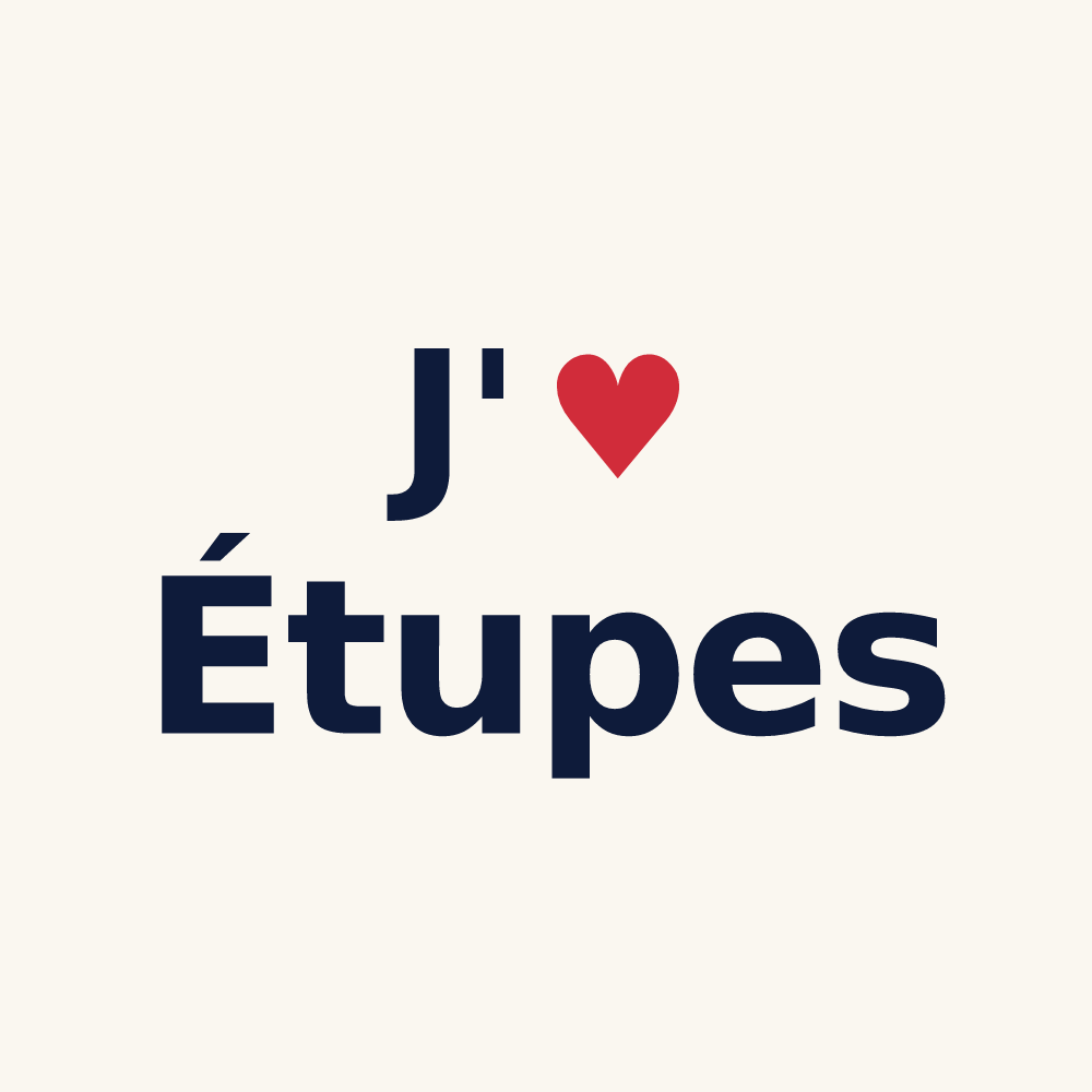 Tasse personnalisée Étupes — design J'aime Étupes