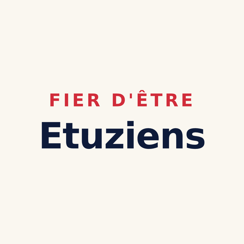 Tasse « Fier d'être Etuziens » — design pour Étuz