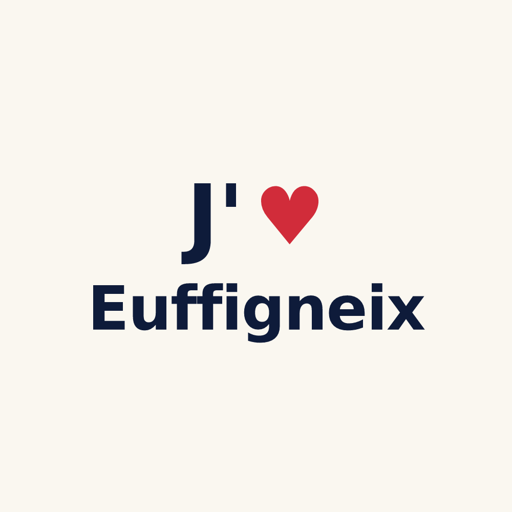 Tasse personnalisée Euffigneix — design J'aime Euffigneix