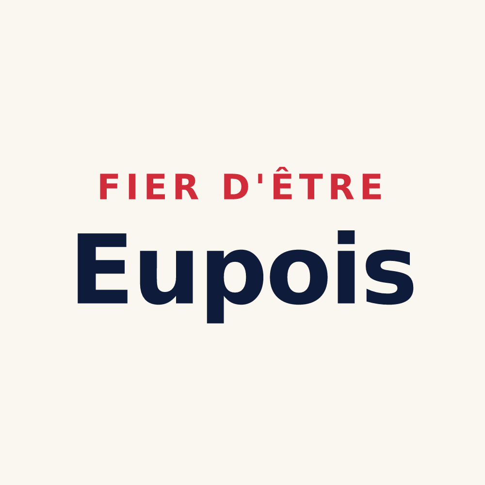 Tasse « Fier d'être Eupois » — design pour Eup