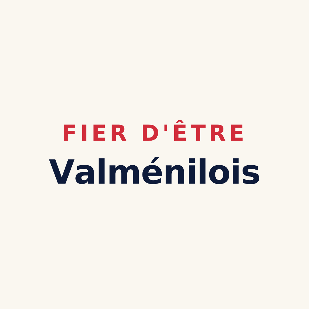 Tasse « Fier d'être Valménilois » — design pour Évaux-et-Ménil