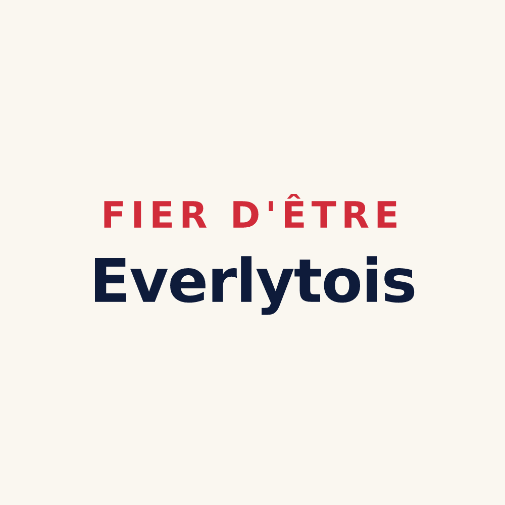 Tasse « Fier d'être Everlytois » — design pour Everly