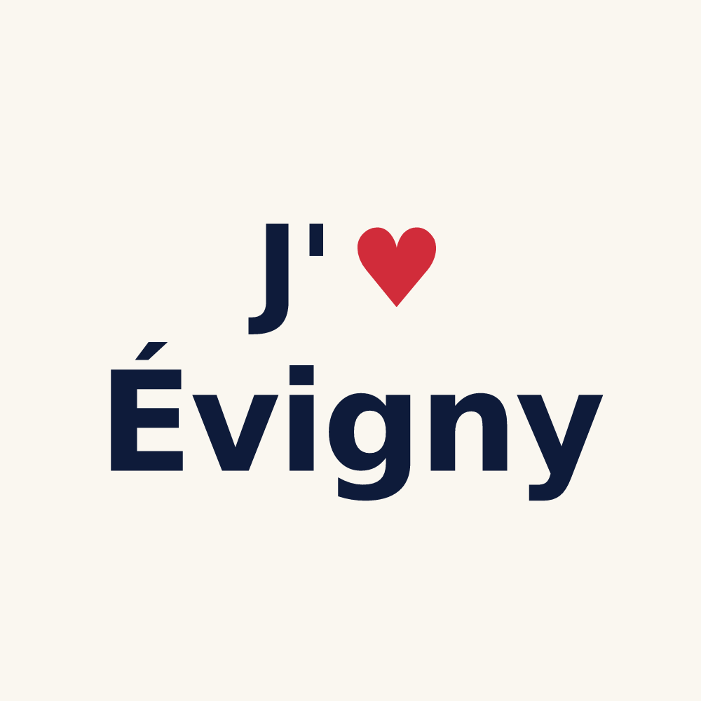 Tasse personnalisée Évigny — design J'aime Évigny