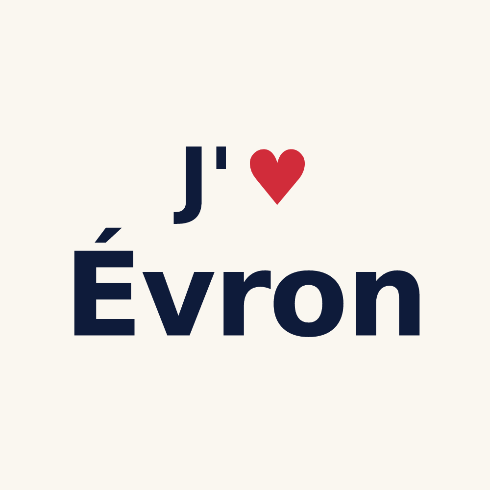 Tasse personnalisée Évron — design J'aime Évron