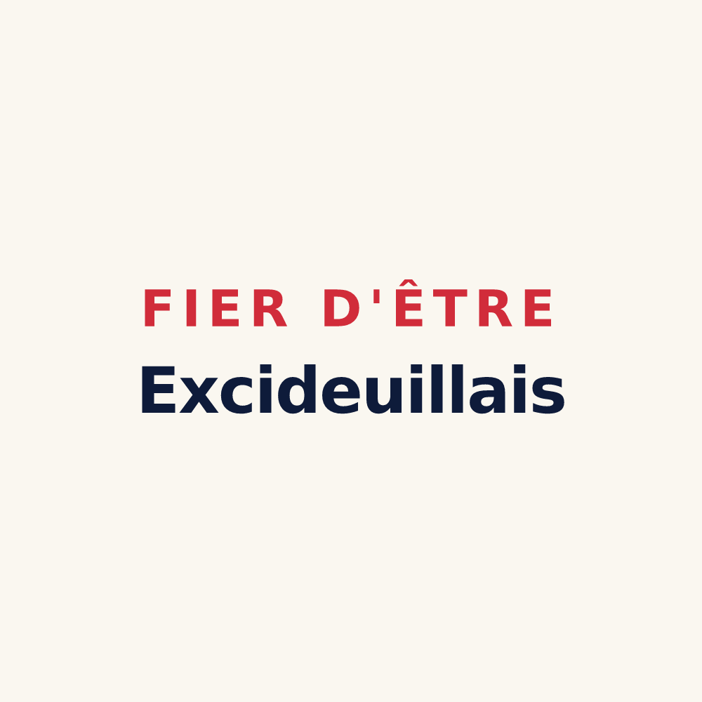 Tasse « Fier d'être Excideuillais » — design pour Excideuil