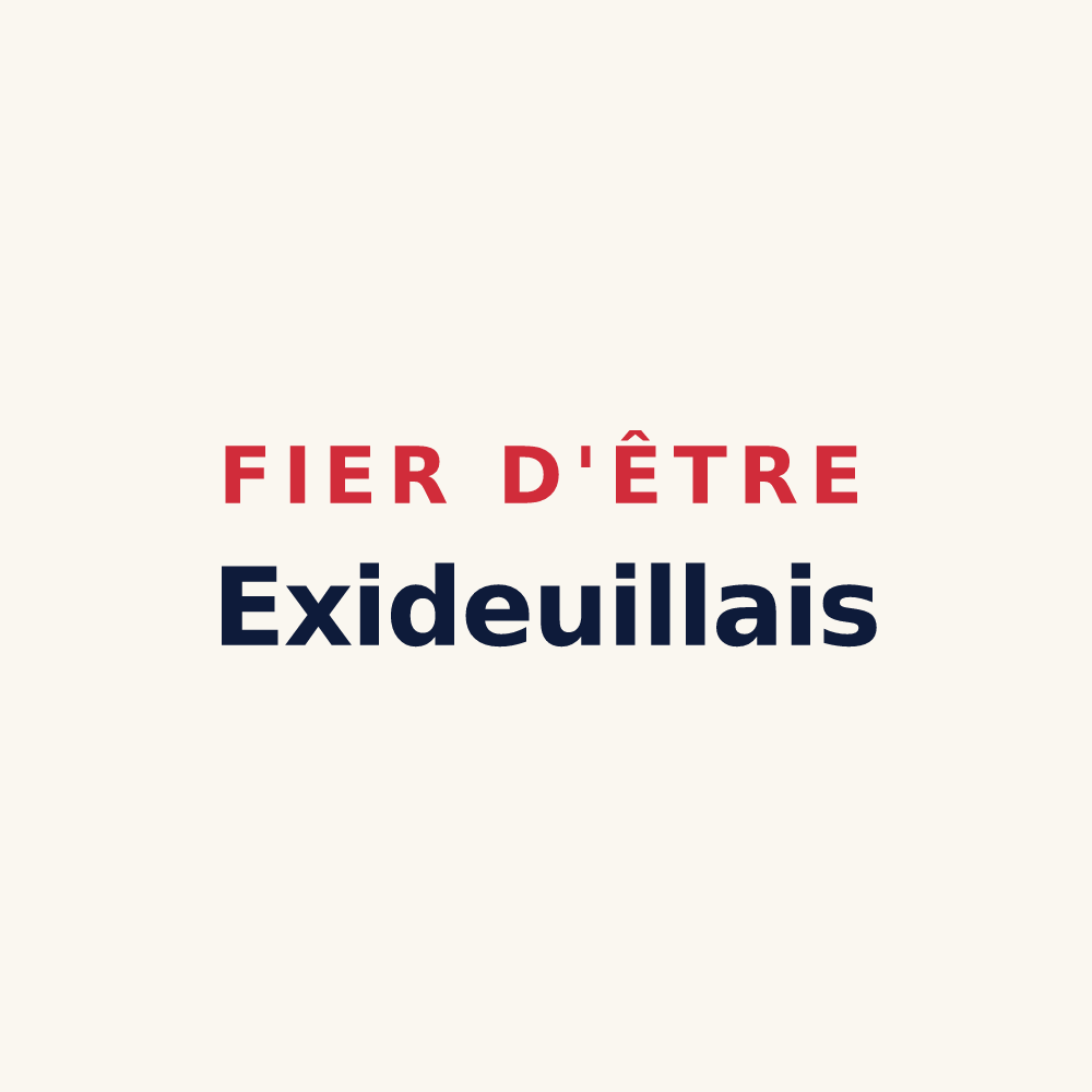 Tasse « Fier d'être Exideuillais » — design pour Exideuil-sur-Vienne