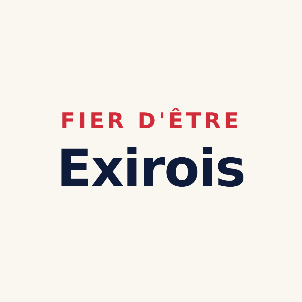 Tasse « Fier d'être Exirois » — design pour Exireuil
