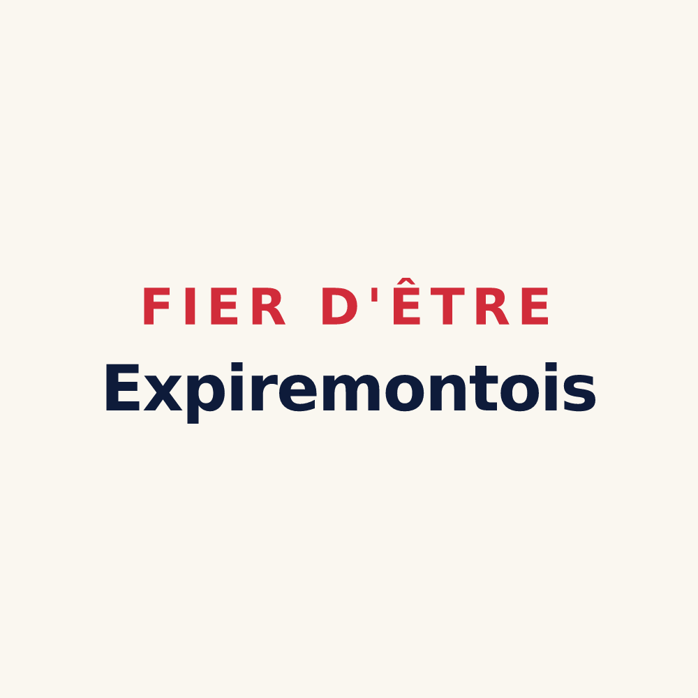 Tasse « Fier d'être Expiremontois » — design pour Expiremont