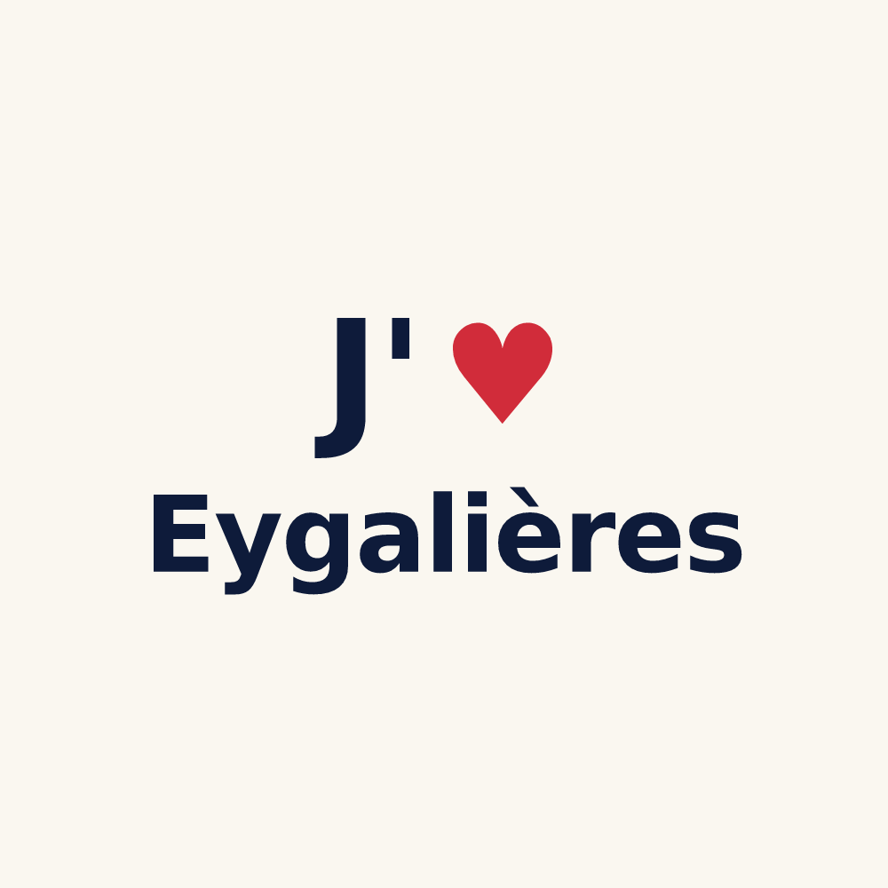 Tasse personnalisée Eygalières — design J'aime Eygalières