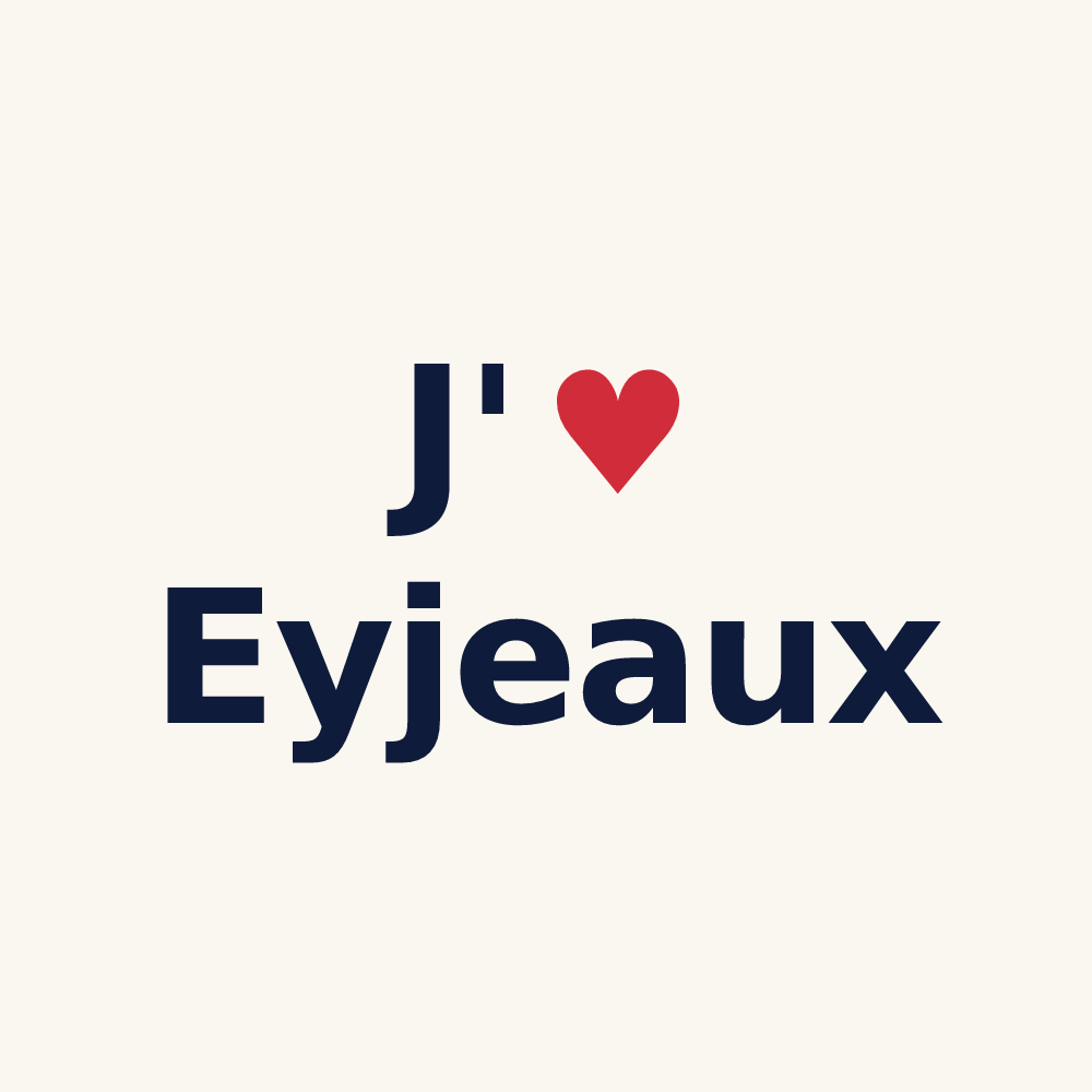 Tasse personnalisée Eyjeaux — design J'aime Eyjeaux