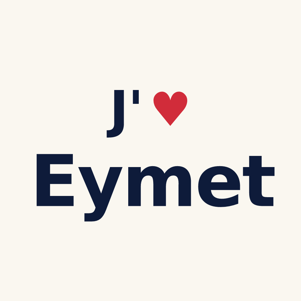 Tasse personnalisée Eymet — design J'aime Eymet