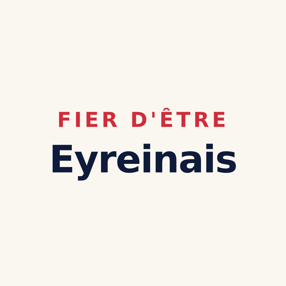 Tasse « Fier d'être Eyreinais » — design pour Eyrein